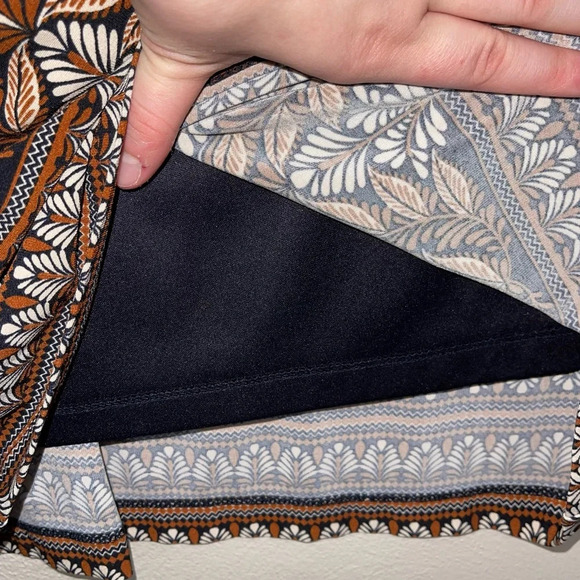 INC International Concepts Black Boho Print Knee-length Shift Dress 6 Women’s - Picture 6 of 11